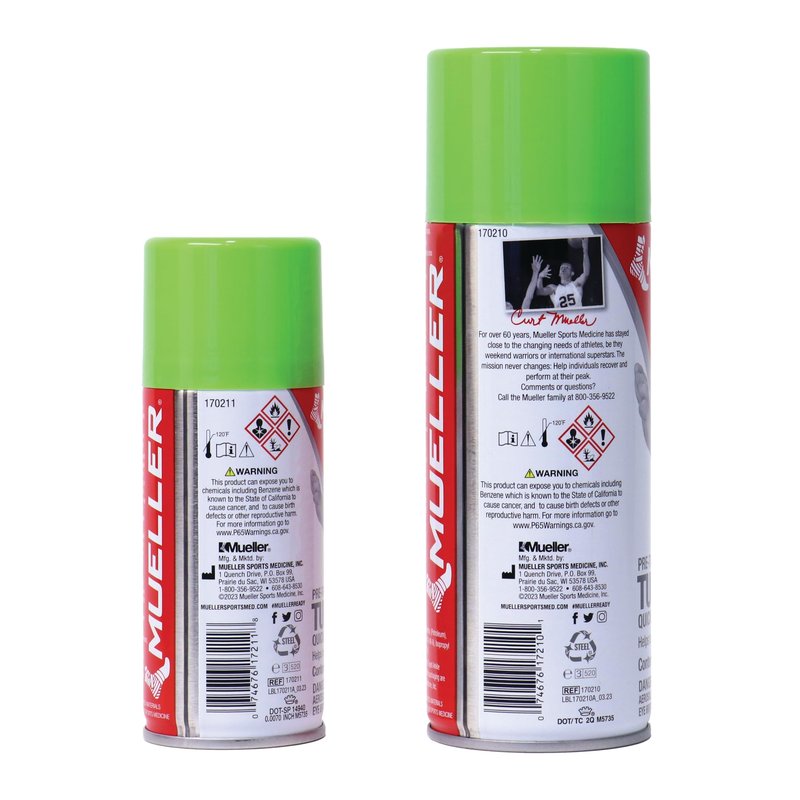 MUELLER Sports Medicine Tuffner Quick Dry Pre-Tape Spray, Keeps Tape in Place, Long Lasting Hold, 4 Ounces
