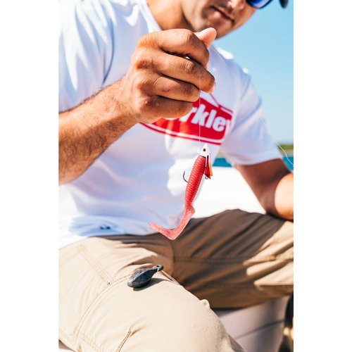 Berkley Gulp! Alive! Grub Soft Fishing Bait,Pearl White,4in