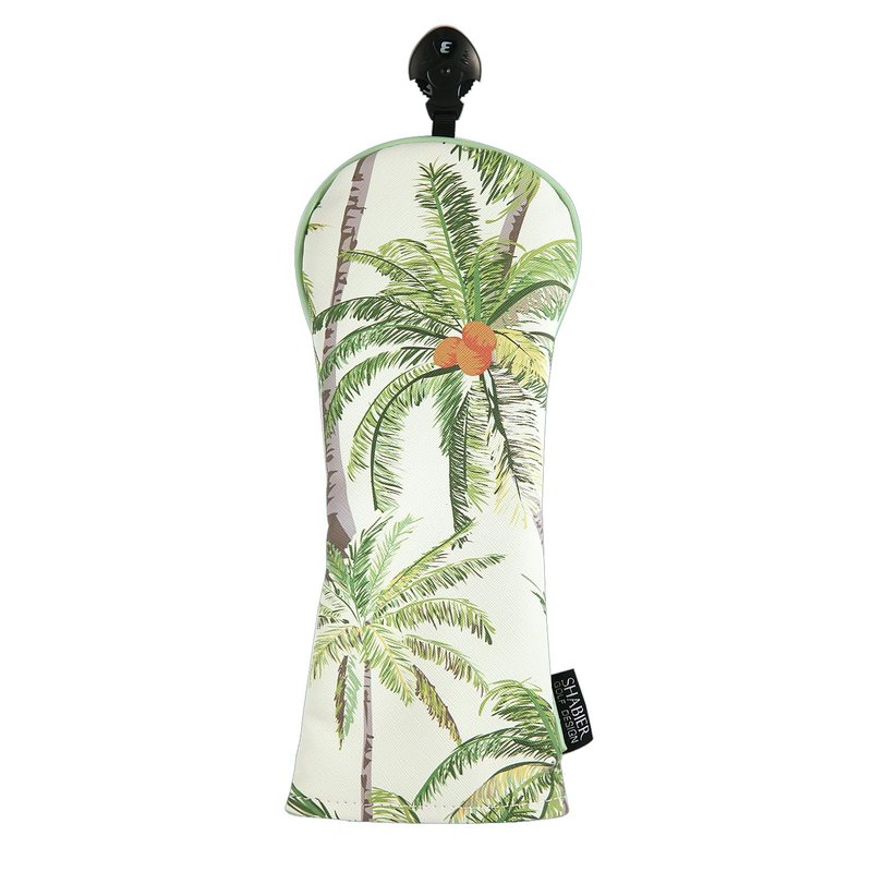SHABIER Green Golf Head Cover Beautiful Tropical Palm, Vintage Hawaii Style Golf Head Cover for Fairway Club