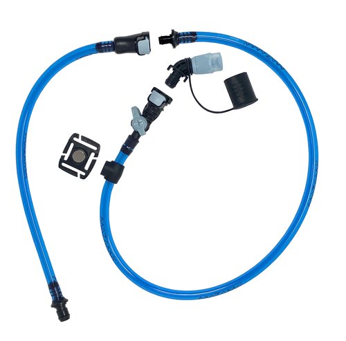 Replacement Drink Tube Replacement Set wih VYPR Bite Valve. Universally Compatible with Most Hydration Packs/Reservoirs/Bladders. 1/4" Inner Diameter Tubing. 43" Total Length.