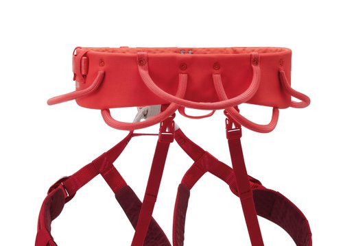 PETZL Luna Women's Climbing Harness - Coral Red, Small