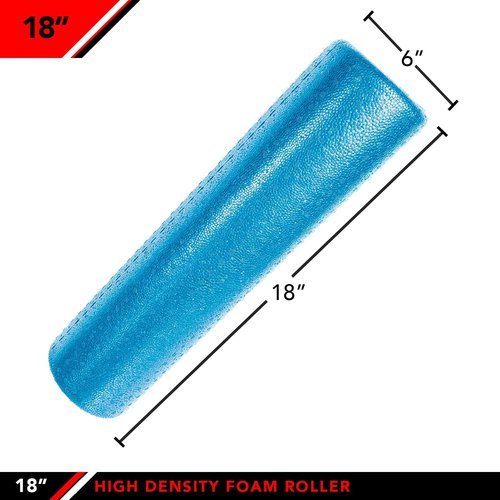JFIT High Density Foam Roller - EPP Deep Tissue Massage Tool for Muscle Recovery & Myofascial Release