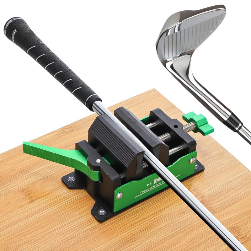 Nicunom Golf Club Regripping Pro Kit, Aluminum Club Vise Clamp Quick Release Golf Shaft Clamp Grip Vice Golf Grip Removal Tool for Home or Workshop