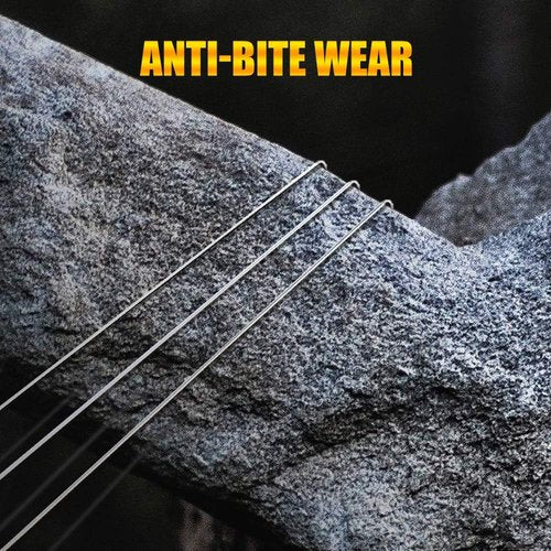 ANGRYFISH Fluorocarbon Fishing Line - 100% Invisible Underwater, Ultralow Stretch, 2-30LB