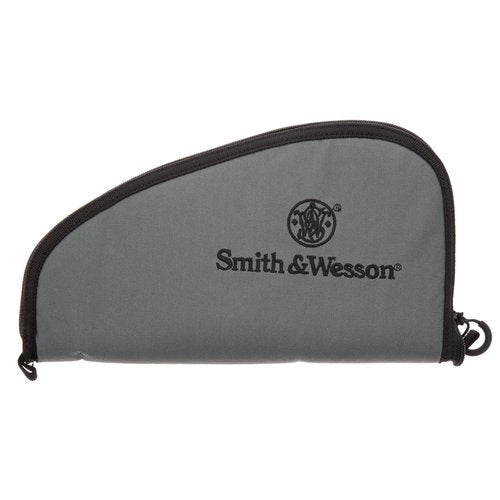 Smith & Wesson M&P Defender Handgun Case with Ballistic Fabric Construction and External Pockets for Shooting, Range, Storage and Transport , Black, Small