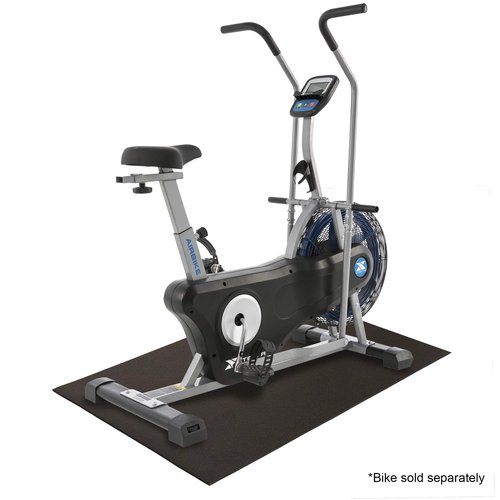 XTERRA Fitness Bike Mat - Equipment/Upright Bike Mat, black, 3' x 4' (10098)