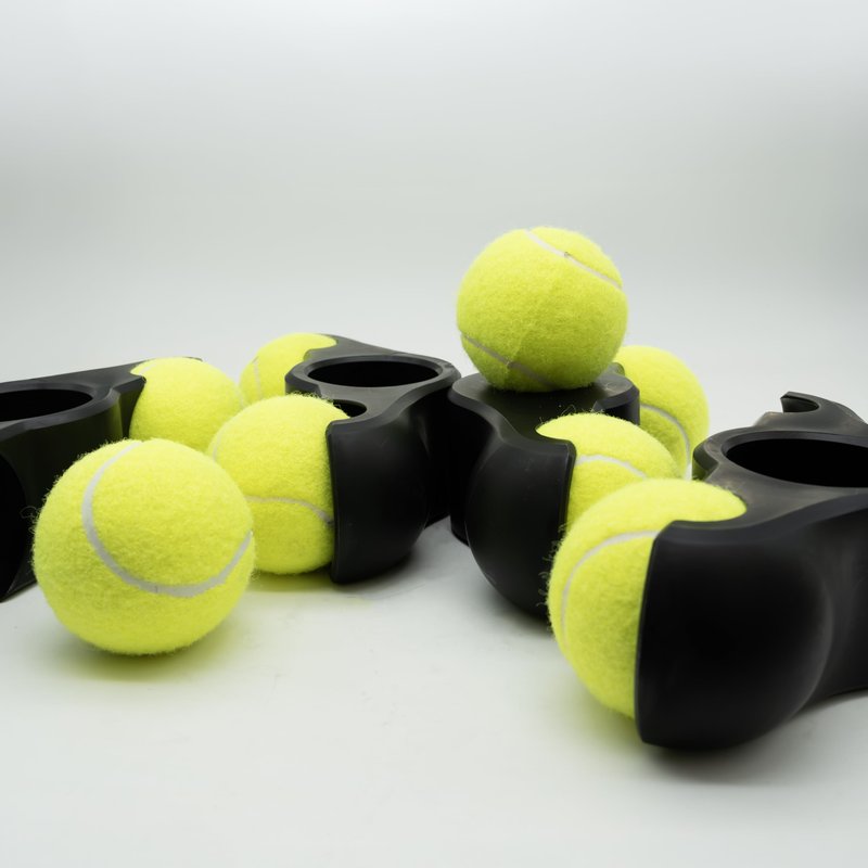 Saurka Indoor Cycling Snap Rocker Feet Adapter for Wahoo Kickr Core 1, 4 Pack Adapter with 8 Tennis Balls, Stability, Enhanced Elasticity