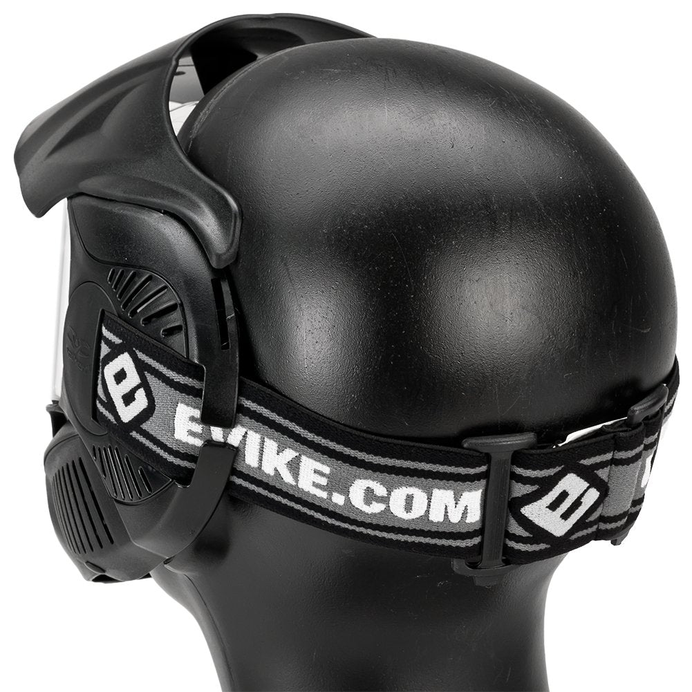 Evike Airsoft - Annex MI-5 Airsoft Paintball Full Face Face Pro by Valken - Black (ANSI Rated) - (PID: 48436)