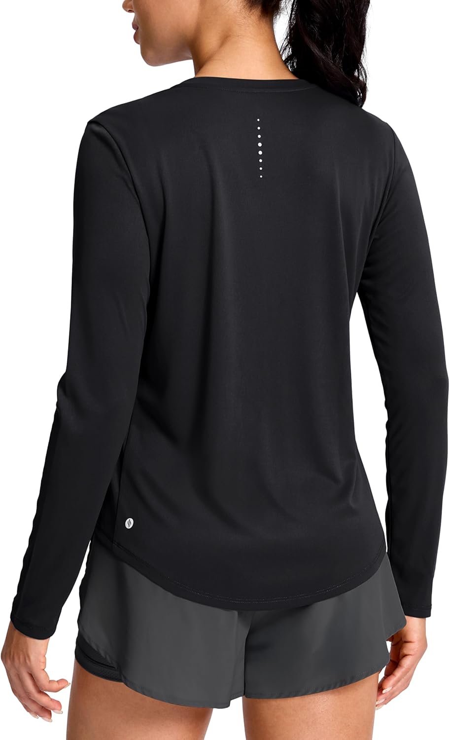 SANTINY Lightweight Long Sleeve Workout Tops - Breathable Yoga & Gym Shirt | UPF 50+ Sun Protection