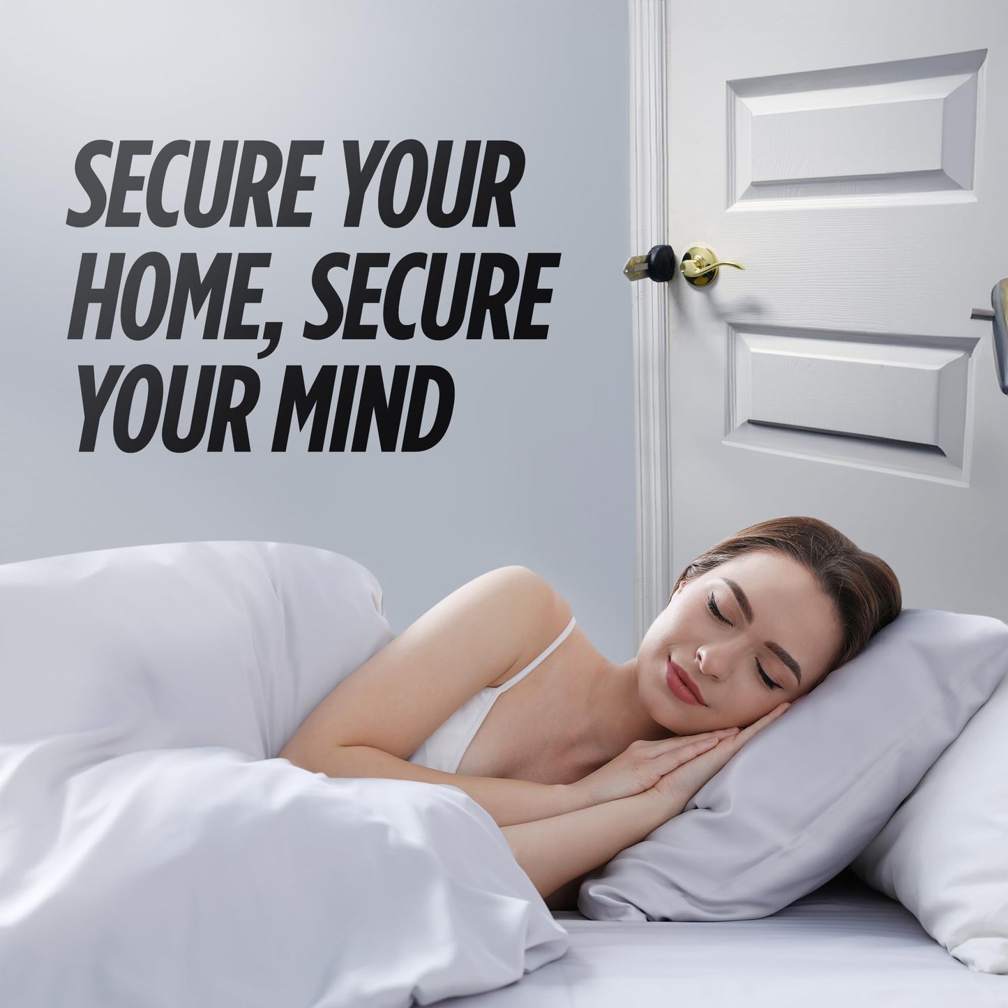 Guard Dog Security Blocklock Portable Door Lock, Hotel Door Locks for Travelers Security, Tough, Durable, Apartment Door Security, Home Security, Travel Essentials, Easy to Use