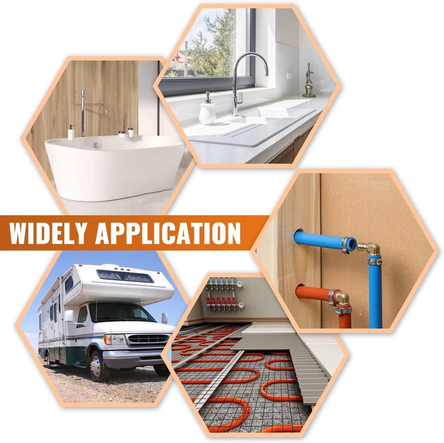 SUNGATOR 2-Pack 1" PEX to 1" Female NPT Brass Fittings, UPC Certified