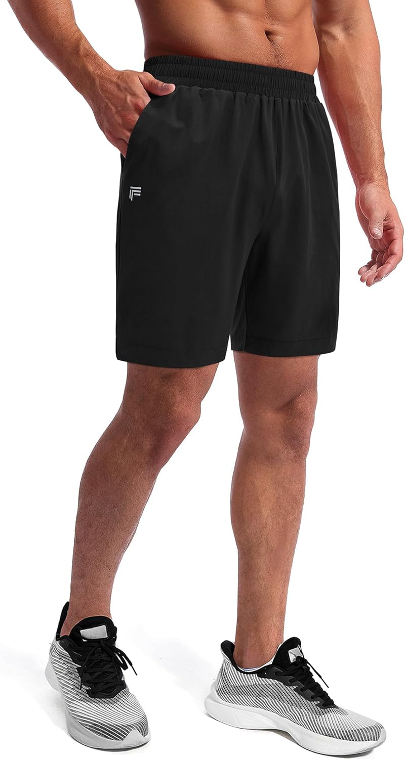 Skiennix Running Shorts for Men - 2 in 1 Quick-Dry Athletic Gym Shorts with Phone Pockets | Ideal for Tennis