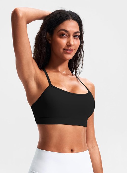 JOYSPELS Racerback Sports Bras for Women - Comfy & Stylish with Removable Pads, A-C Cups