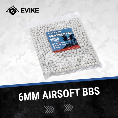 Matrix Airsoft - Match Grade 6mm Airsoft BBs for Precision Shooting | High Quality, 5000 Count