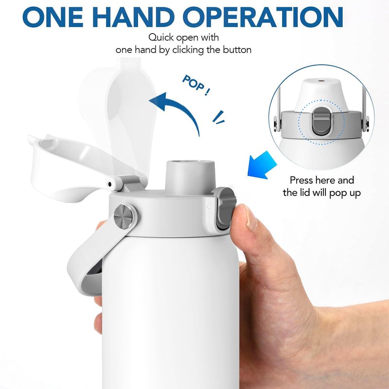 2 IN 1 Lid for Owala Freesip Cups, Replacement Lid for Owala 16oz 24oz 25oz 32oz 40oz, One Button Water Bottle Top Lid,BPA-Free Owala Accessories, Leak-Proof and Dishwasher Safe
