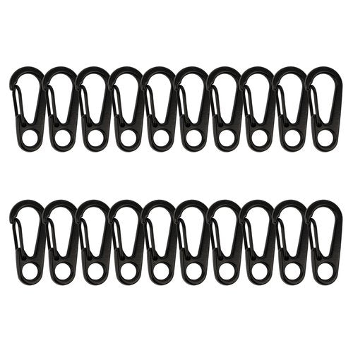 SWATOM Small Mini Carabiner Clip Tiny Spring Snap Hook Keychains Micro Carabiners for Paracord EDC Alloy Key Rings Outdoor Hiking Fishing Camping Backpack Accessories