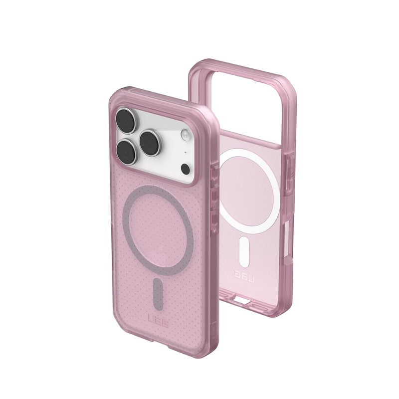 URBAN ARMOR GEAR UAG Designed for iPhone 17 Pro Case Dot - Compatible with MagSafe Translucent Military Grade Protective Cover, Purple