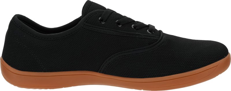 WHITIN Women's Wide Toe Box Barefoot Shoes Zero Drop Sole Sneakers Minimalist Minimus Size 10 10W Bare Feet Running Walking Knit Gym Black Gum 41