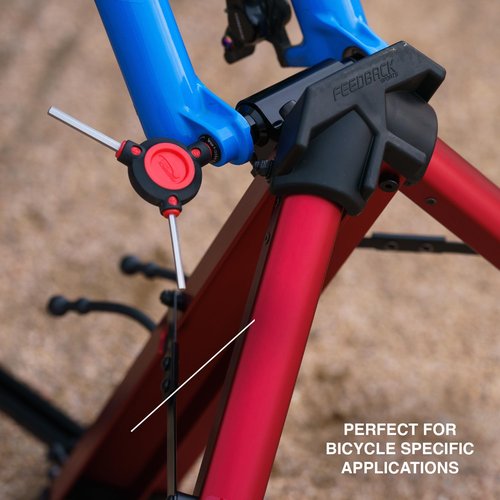Feedback Sports | Fixed 3-Way Bicycle Allen Wrench Set | 4mm,5mm,6mm Hex | CRV Steel with Dual Densitity Polymer Core and Overmolded Rubber Grip