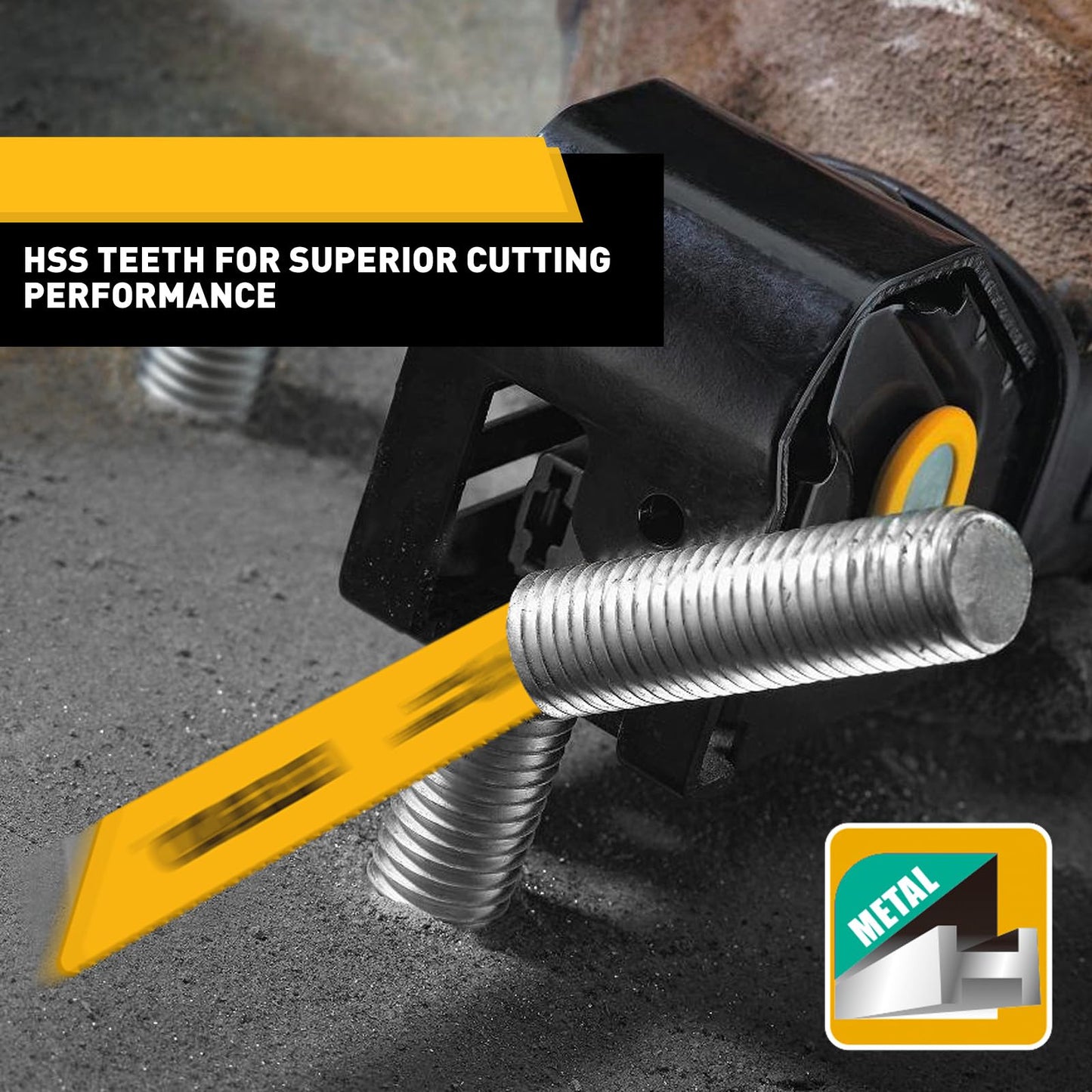 40-Piece Bi-Metal Reciprocating Saw Blade Set, Premium 4 & 6 & 9 Inch Wood & Metal Cutting Saw Blades with Storage Pouch, Long-Lasting Pruning Blades