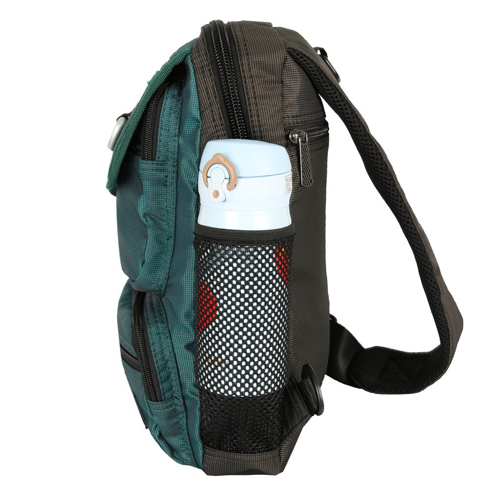 Vanlison Sling Bag Chest Shoulder Backpack Crossbody Multipurpose Daypack For Men Women Blue