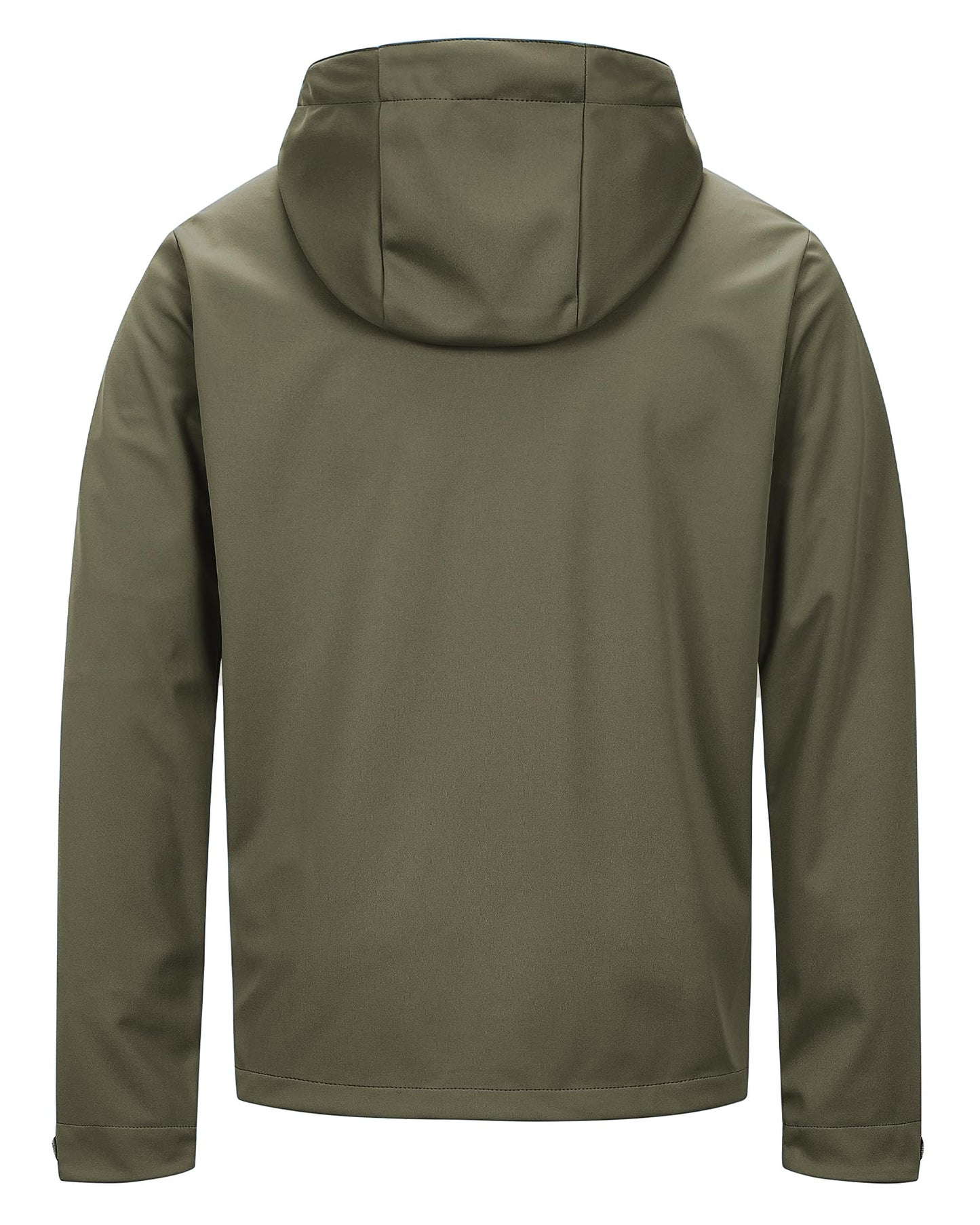 33,000ft Men's Softshell Jacket with Hood Waterproof Windbreaker Lightweight Rain Shell Jacket for Outdoor Hiking Travel