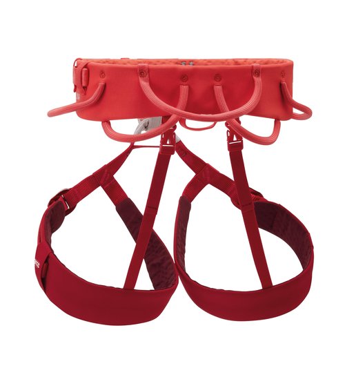 PETZL Luna Women's Climbing Harness - Coral Red, Small