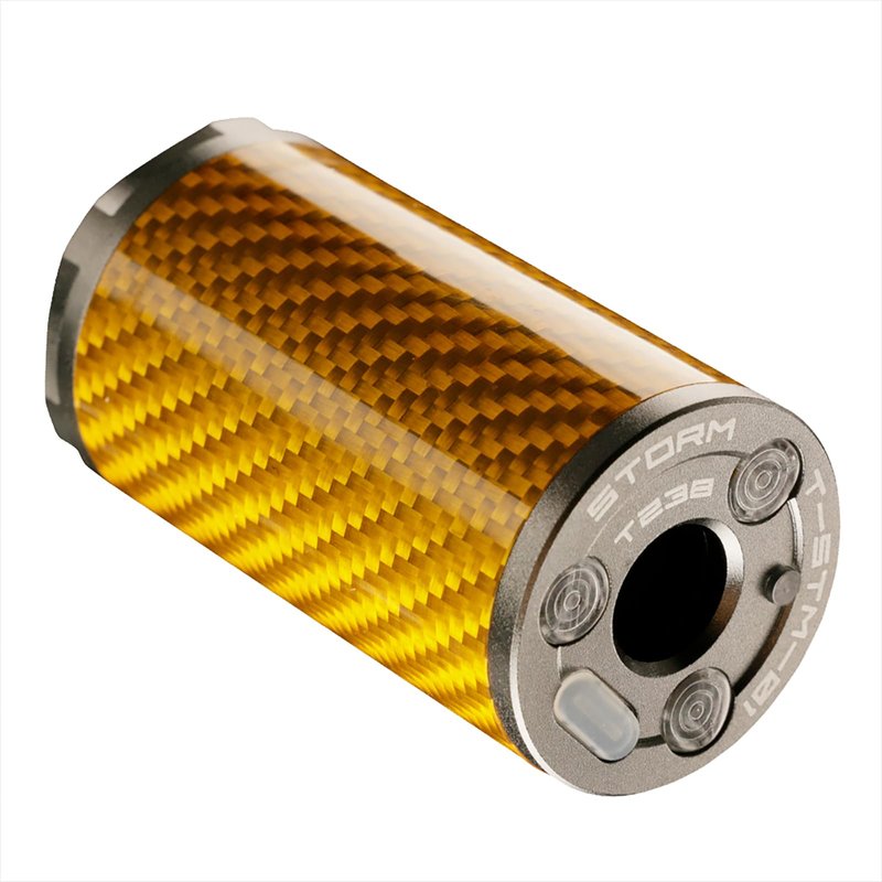 T238 Airsoft Tracer Unit 14mm CCW, Storm Tracer Unit, Spitfire Tactical Muzzle Flash Simulator for Airsoft and Gel Blaster