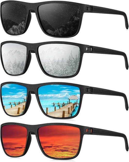 KALIYADI Polarized Sunglasses for Men - Classic UV Protection for Driving, Fishing & Golf