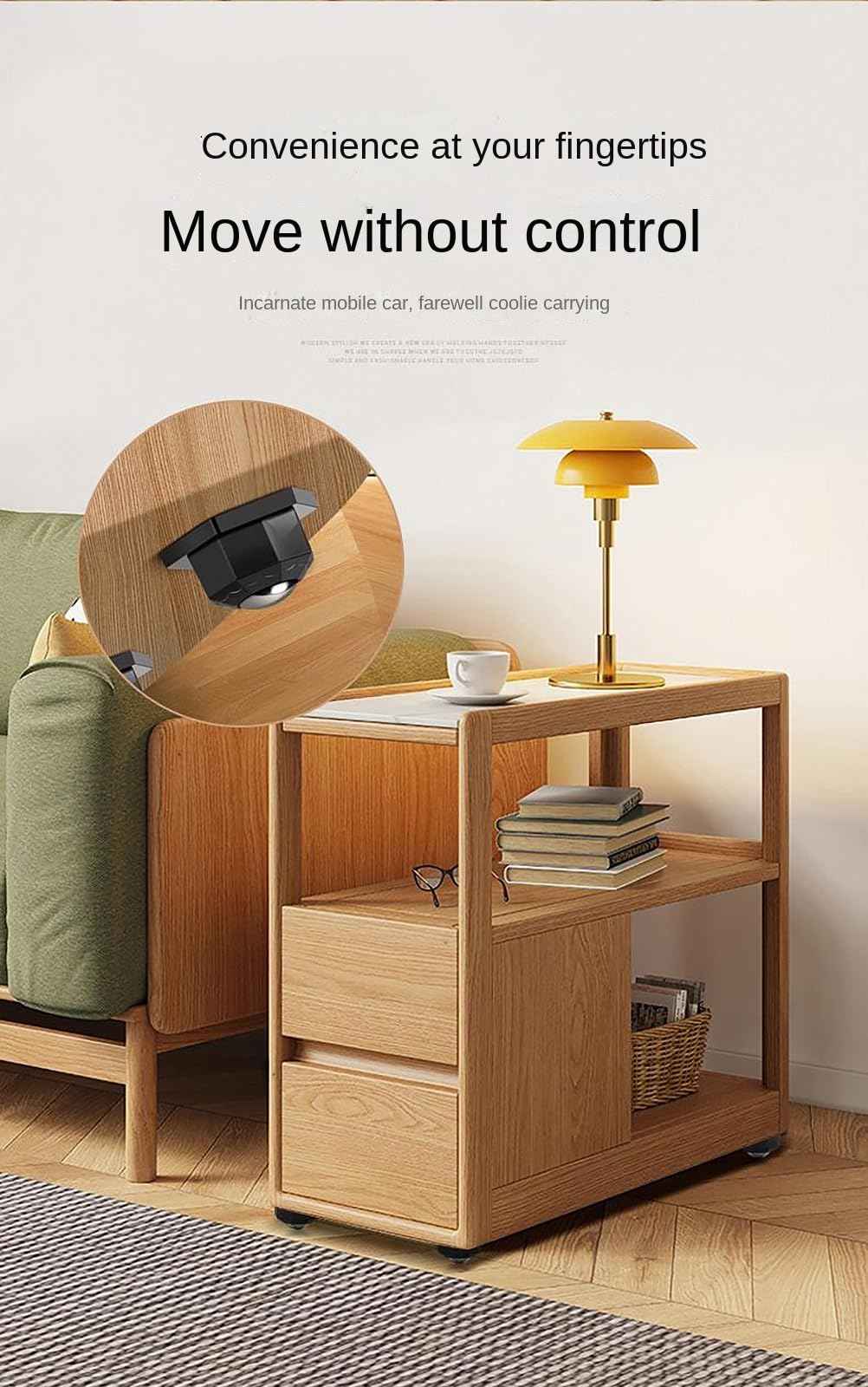 12 Pack Self Adhesive Caster Wheels, Swivel Wheels for Furniture, Load Capacity 30 LBS Per Caster Wheels 1 Inch, Low Profile Paste Universal for Storage Box, Small Appliance Storage Bins (Black, 12)