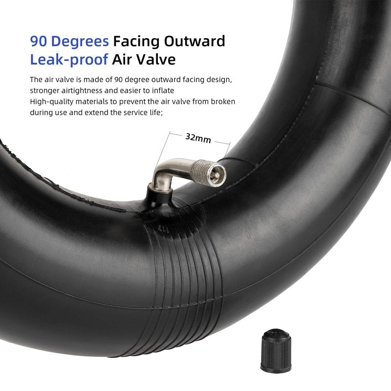 ulip 255x80 Off Road Tire with Inner Tube Pneumatic Tyre for Nanrobot Joyor Varla Eagle Apollo Ghost Zero 10X Kaabo WOLF WARRIOR MANTIS Kugoo M4 Scooter (2 tires and 2 inner tubes)