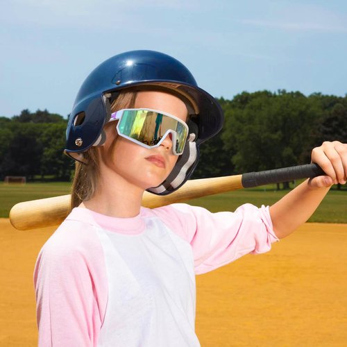 MVPTGRS Youth Baseball Sunglasses for Boys Girls Age 8-14 TR90 Frame Kids Sport Sunglasses for Softball Cycling Baseball Golf