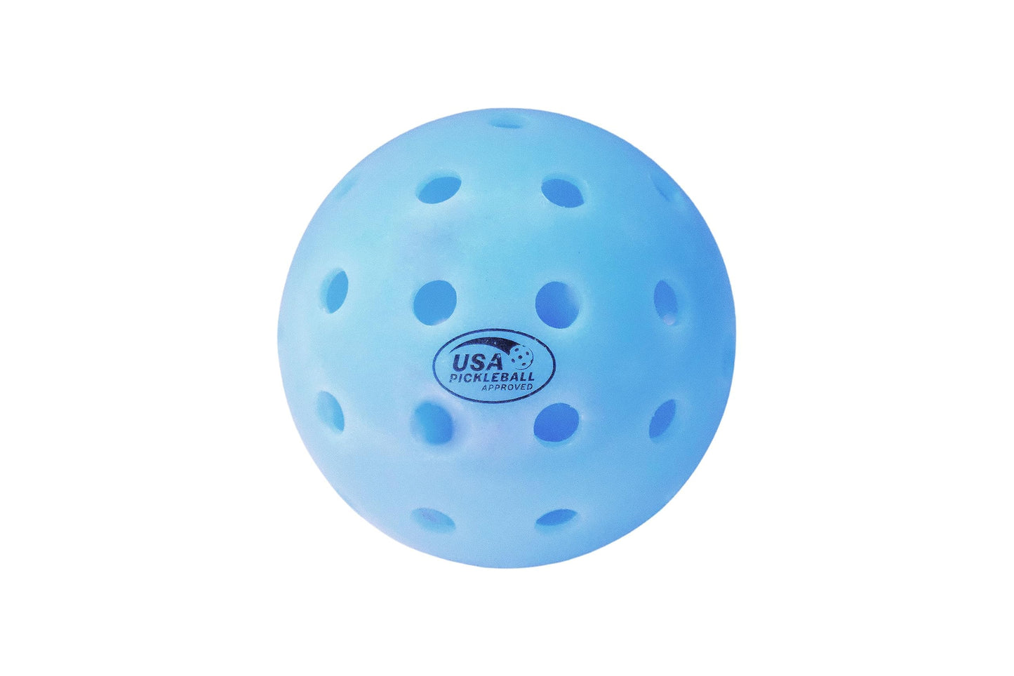 Velocity Outdoor Pickleball Balls, 6 Pack in Blue - USAPA Approved Official Size and Weight 40 Hole Pickleballs
