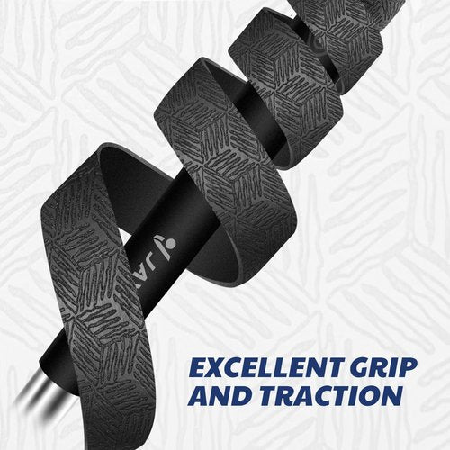 JAYA Golf Grip Wrapping Tapes – Black Regripping Solution for Clubs, Tacky PU Overgrips in 15-Pack for a Fresh New Grip Experience