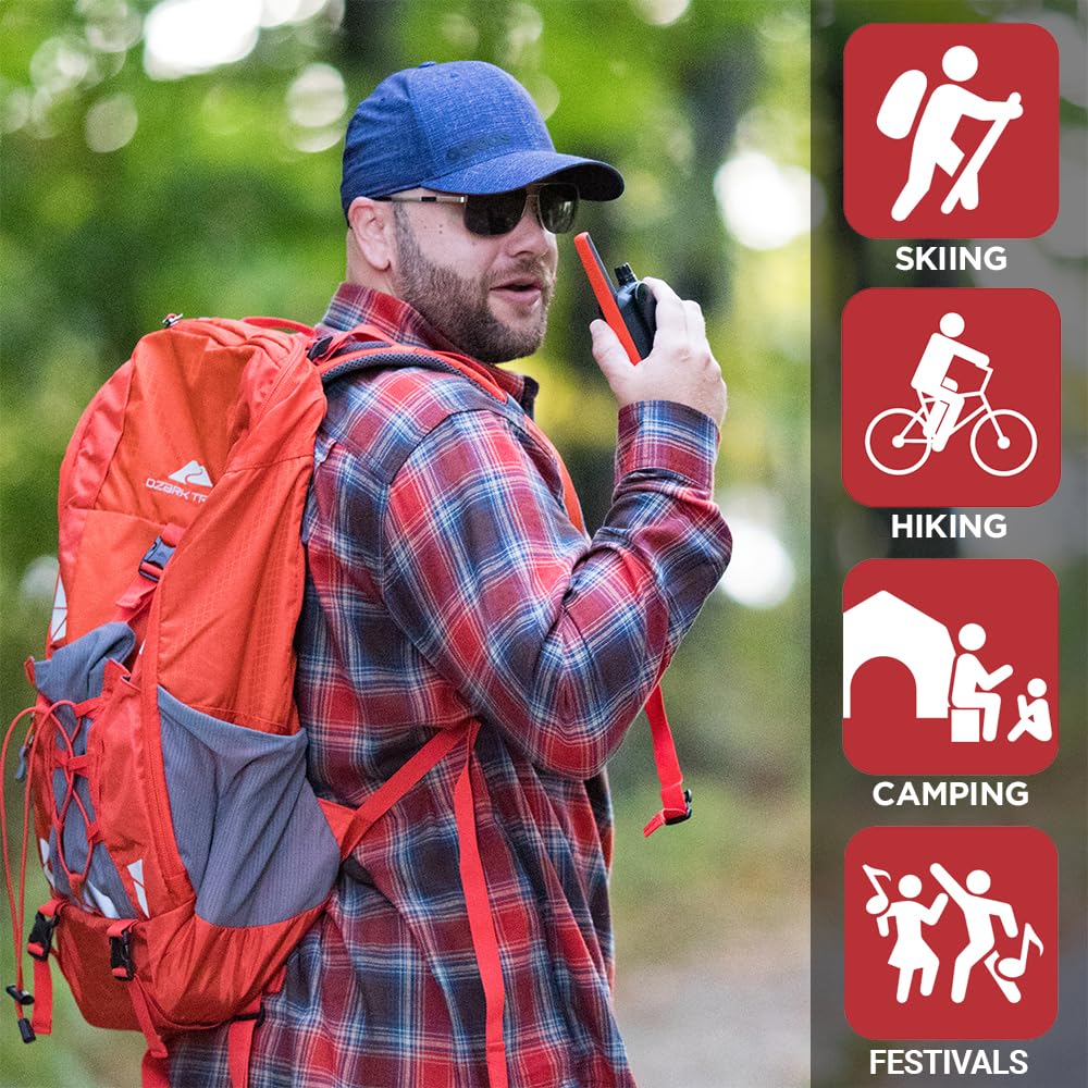 Motorola Solutions T210 Two-Way Radio Black W/Red Two-Pack