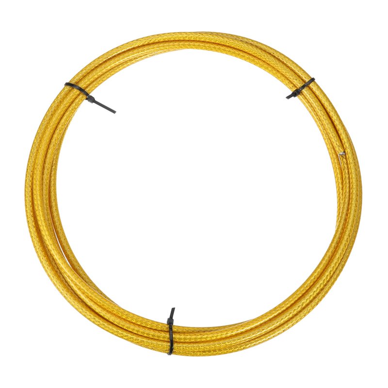 X AUTOHAUX Bicycle Shifter Cable Bike Brake Shifter Cable Brake Line Tube Cycling Accessories Gold Tone