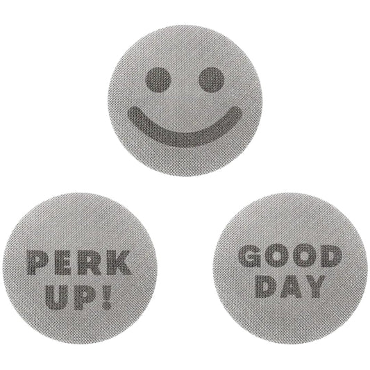 Generic Happy Puck Espresso Puck Screens (3 Pack) | Stainless Steel Mesh | For All Portafilter Sizes 58.5MM, 53.5MM, 51MM | Coffee Filter Screen (53.5mm)