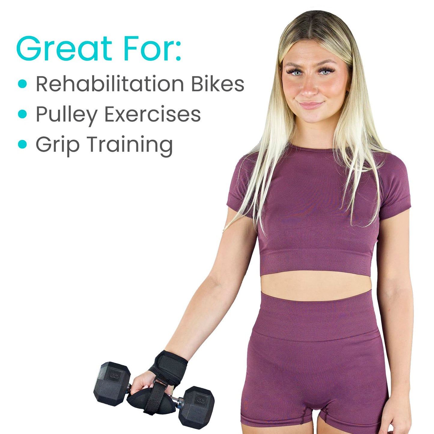 Vive Stroke Hand Brace - Rehabilitation Splint Glove for Elderly Patients - Finger Therapy Recovery Equipment - Physical Aid for Active Grip Support & Stability for Hemiplegia, Quadriplegic, Paralysis