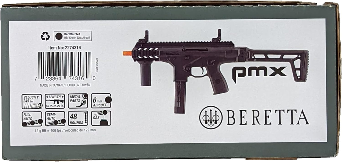 Umarex Beretta PMX GBB Airsoft Rifle - Automatic 6mm BB Gun for Enhanced Performance