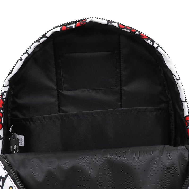 Bioworld Sanrio Hello Kitty Head Toss AOP with Hello Kitty Verbiage Travel Backpack