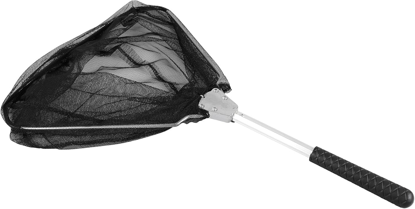 RESTCLOUD Fishing Landing Net - Telescoping Pole Handle, Extends 40-63 Inches for Freshwater Fishing