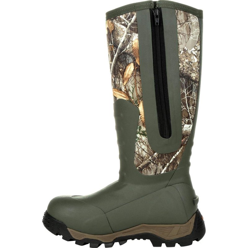 ROCKY Sport Pro Women's 1200G Insulated Rubber Outdoor Boot, Realtree Edge, Size 7(M)
