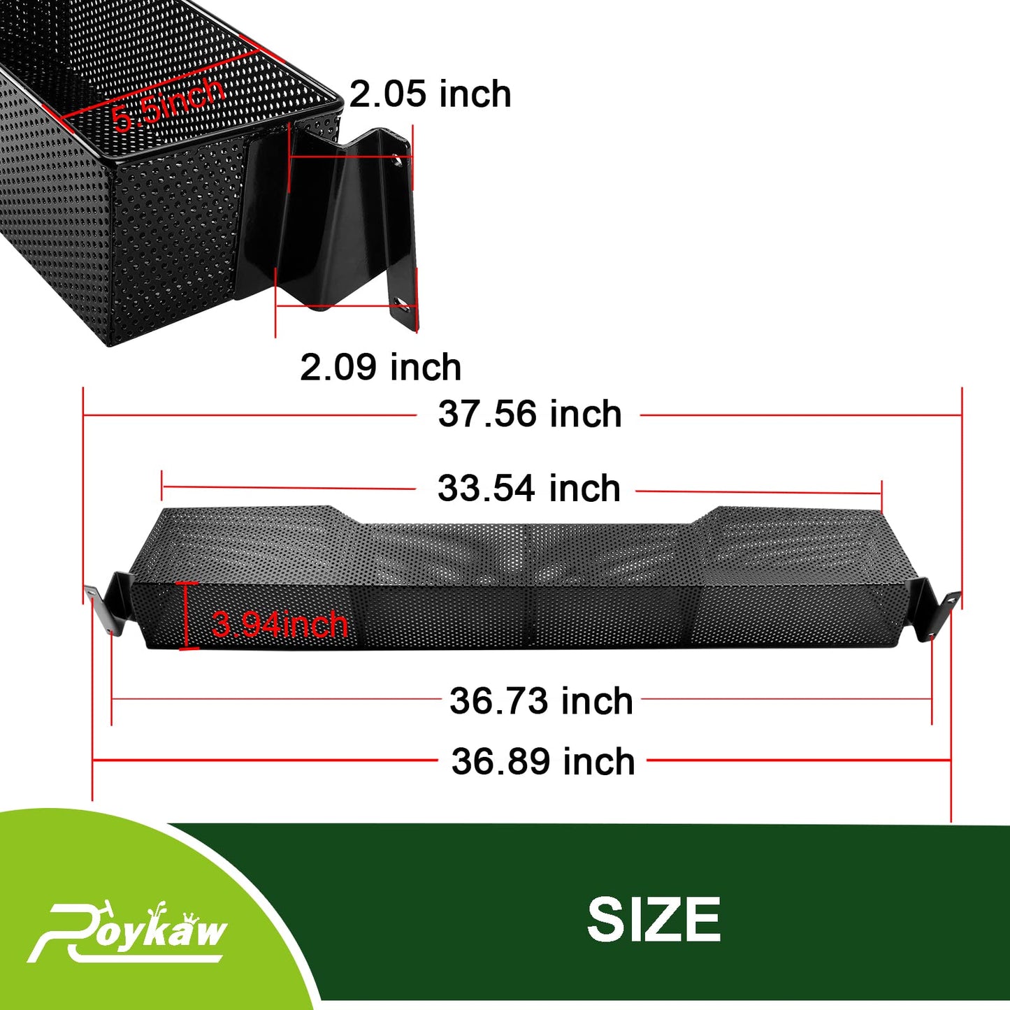 Roykaw Golf Cart Inner Front Storage Basket Dash Tray Organizer Compatible with Club Car Onward/Tempo 2017-Up Models, Upgrade Larger Compartments & One Piece Design, More Sturdy