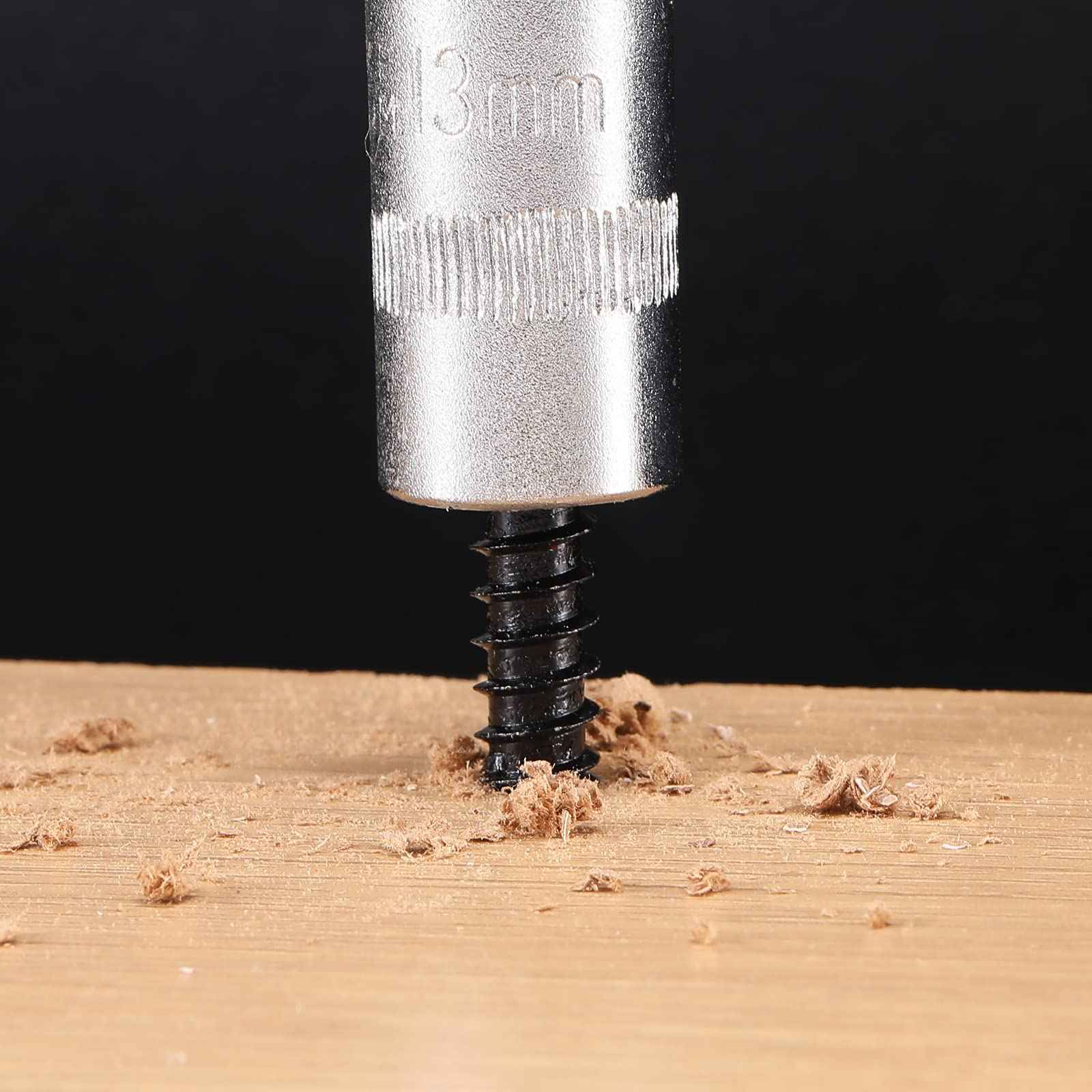 3/8" x 2" Hex Head Lag Screws Bolts 20Pcs 304 Stainless Steel 18-8, Partial Thread, Hexagon Head Wood Screws by Black Oxide by SG TZH