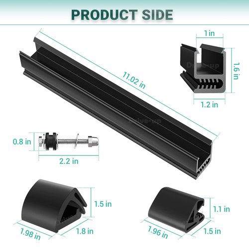 DRIVE UP Golf Cart Windshield Retaining Clips Kits with Screw for Club Car Precedent Golf Cart