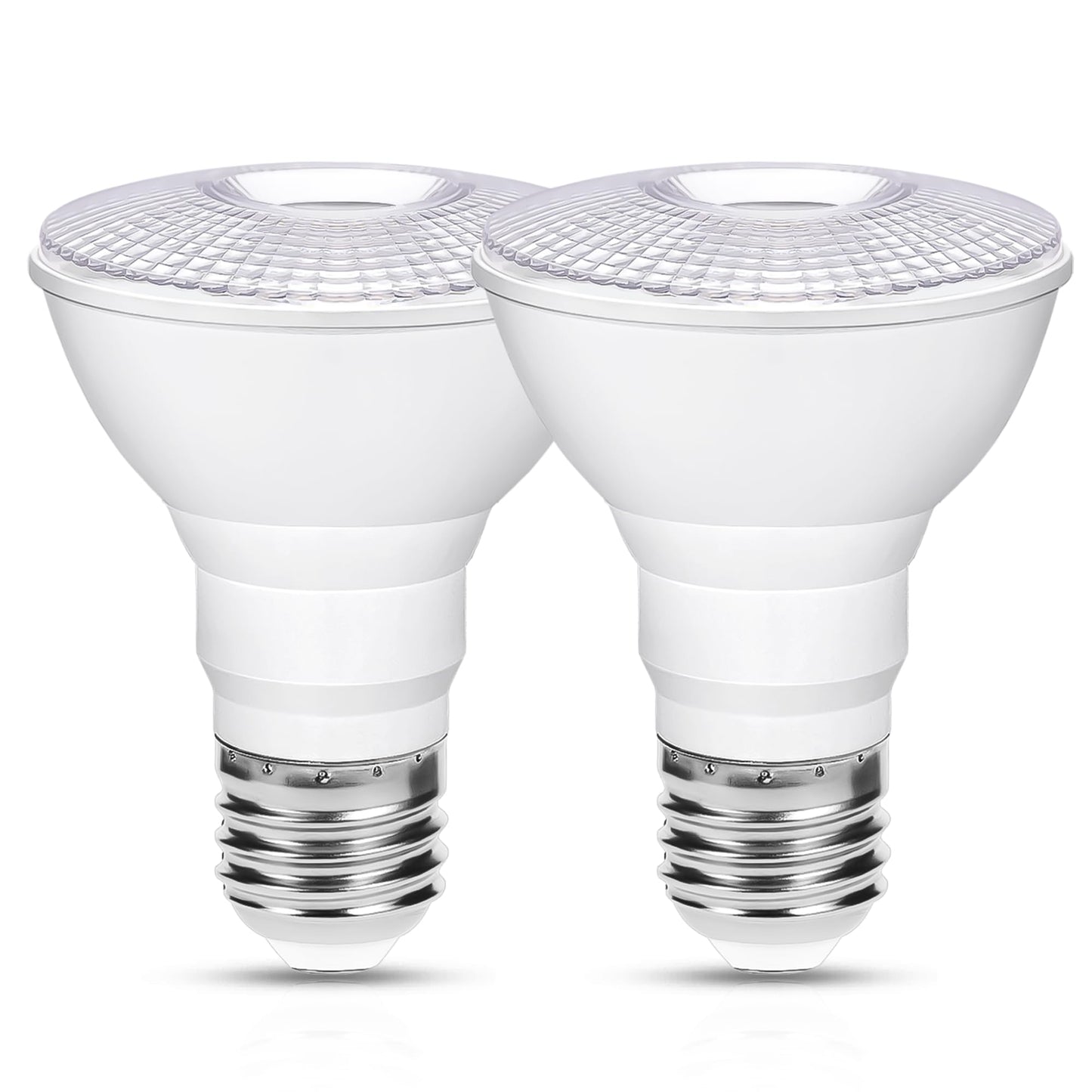 Flaspar PAR20 LED Flood Light Bulb 5000K Daylight White Dimmable Outdoor, 75W Equivalent 8W PAR20 Bulbs, E26 Medium Base, 60° Beam Reflector Flood Lights for Porch Lights, Patio, Garden, 2 Pack