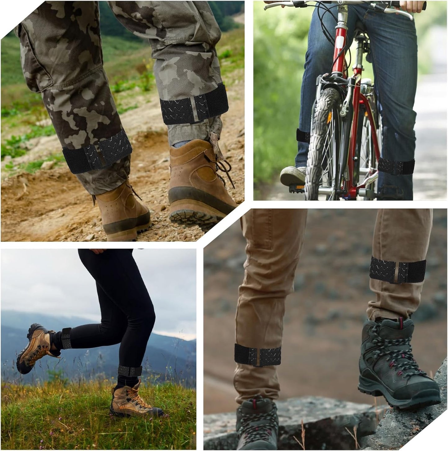 Skiennix Boot Belt Strap - Adjustable Elastic Bands for Cowboy Boots | 2Pcs Lengthened & Widened