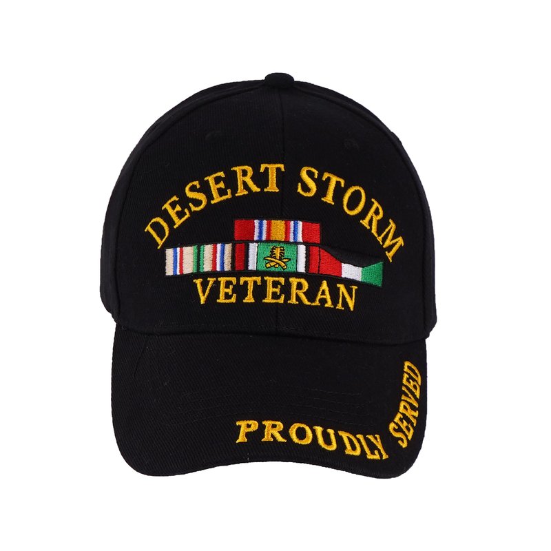 Trendy Zone 21 Veteran Desert Storm Cap | Officially Licensed Caps | Stylish Headwear for Veterans Stylish 100% Cotton Baseball Hat