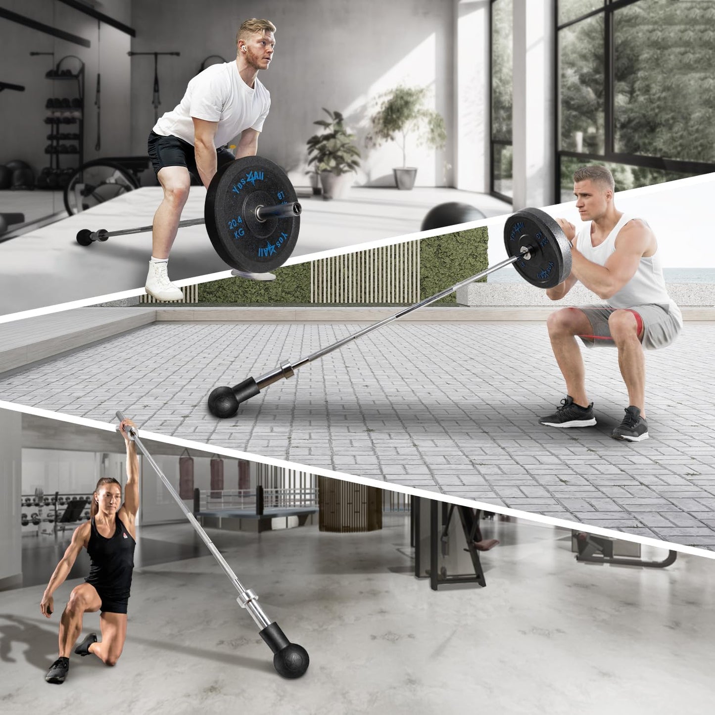 Yes4All Landmine Attachment - Olympic Bar Base for Rows & Presses | Home Gym Equipment, Fits 2" Bars