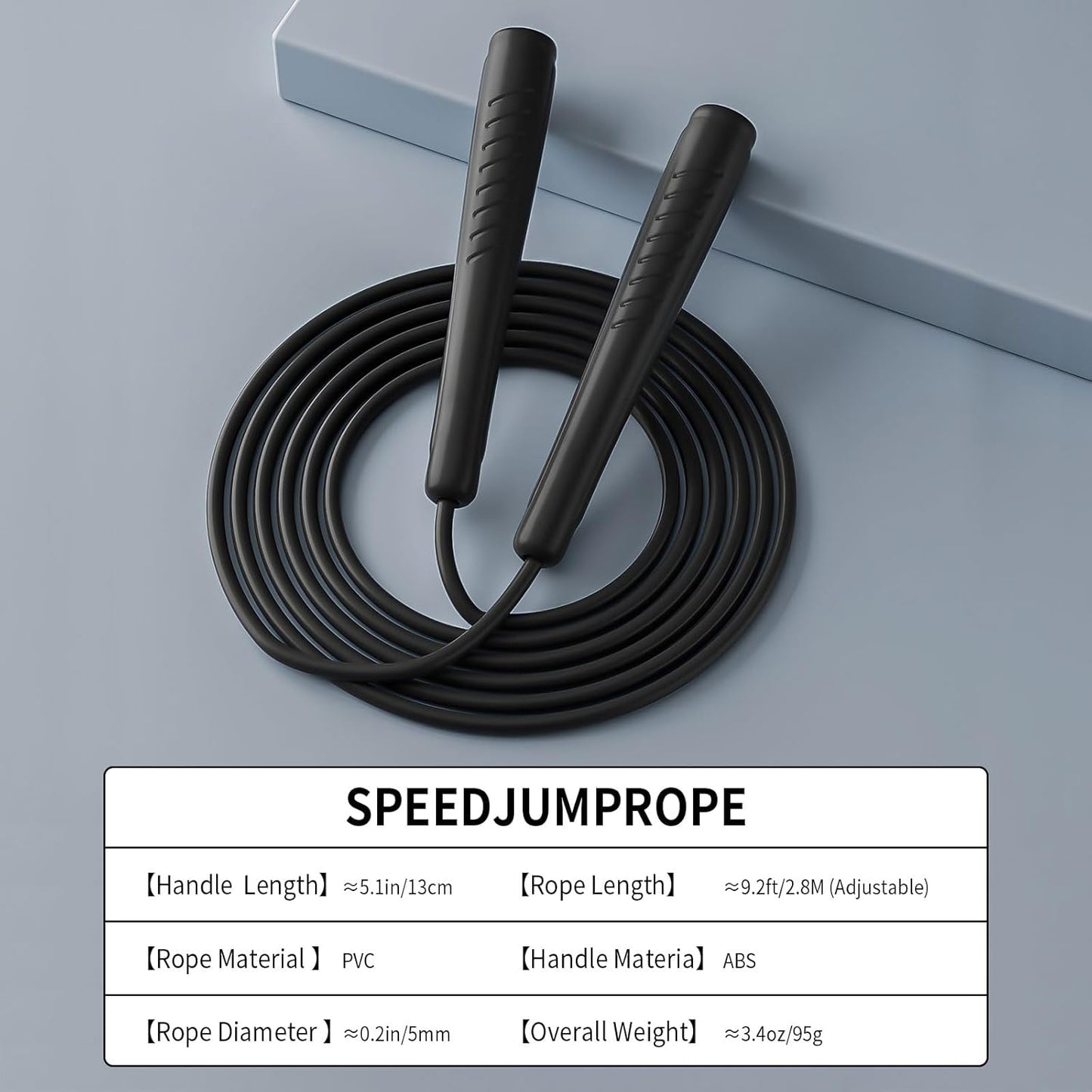 Skiennix Adjustable Kids Jump Rope - Durable ABS Handles & PVC Rope for Toddlers | Perfect for Students